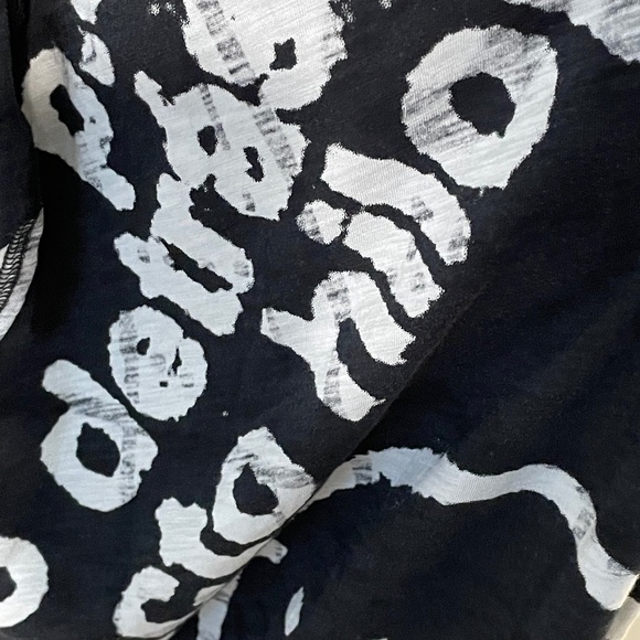 LAST CALL: RUNDHOLZ Black 2022 Graphic Lantern Dress Cotton Pockets NWT Sz M - Picture 4 of 11